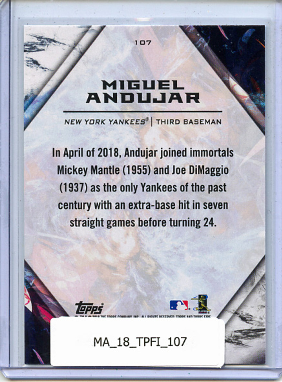 Miguel Andujar 2018 Topps Fire #107