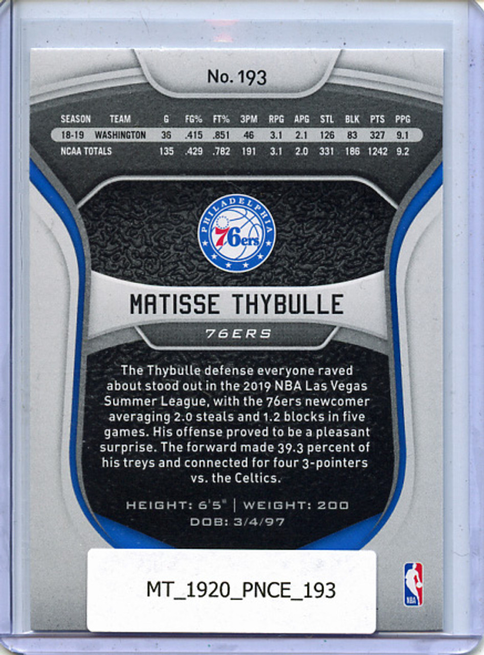 Matisse Thybulle 2019-20 Certified #193