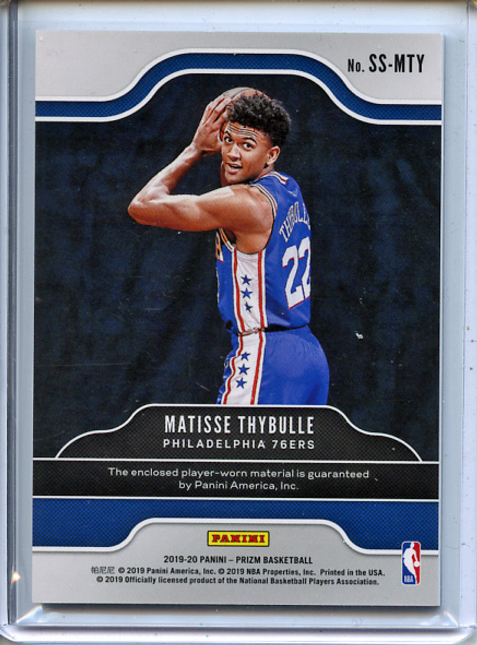 Matisse Thybulle 2019-20 Prizm, Sensational Swatches #SS-MTY (2)