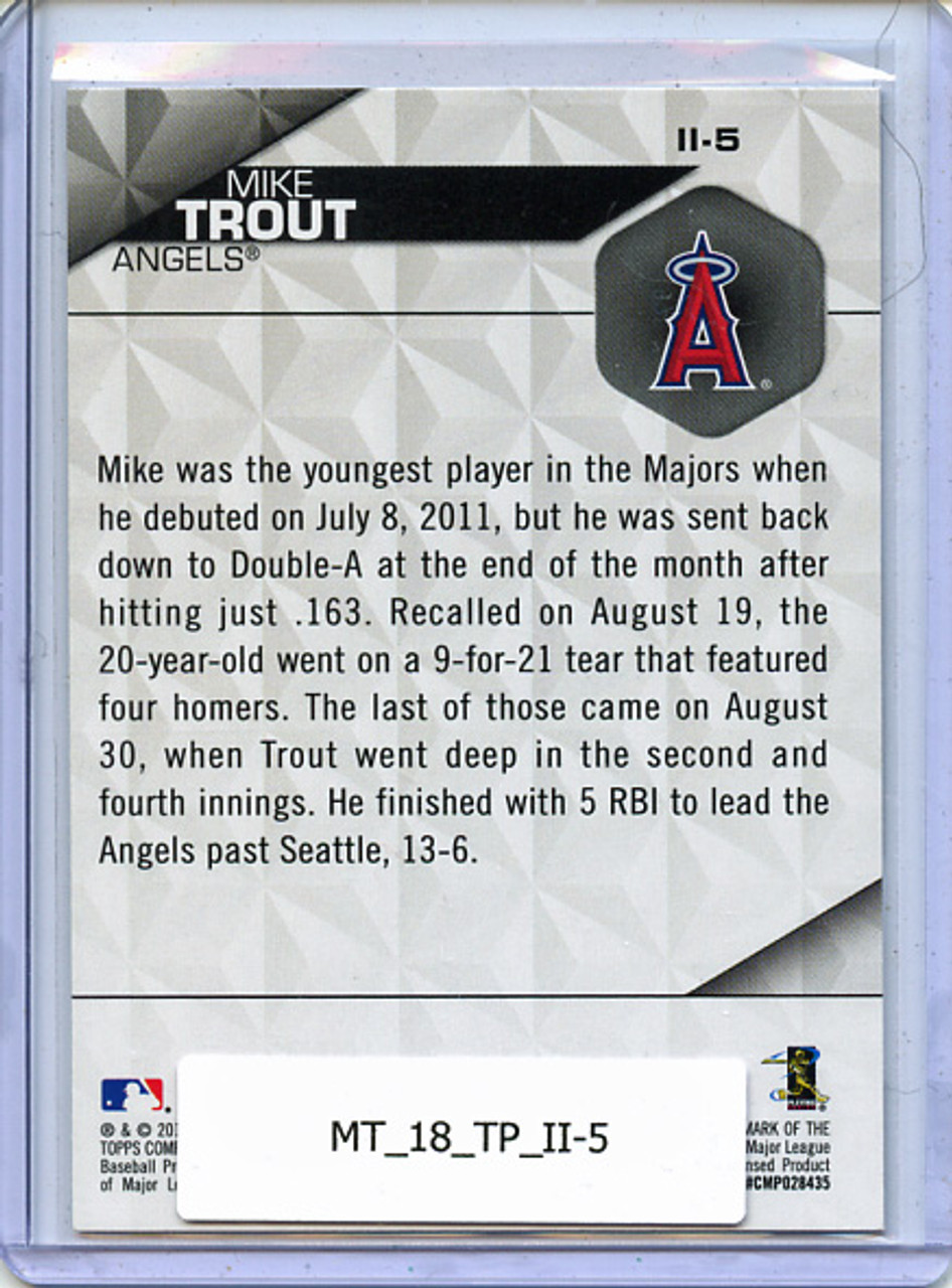 Mike Trout 2018 Topps, Instant Impact #II-5