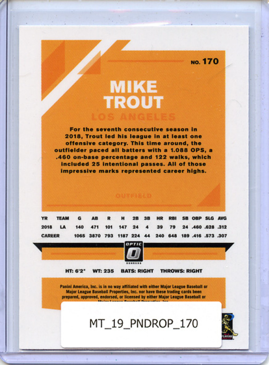 Mike Trout 2019 Donruss Optic #170