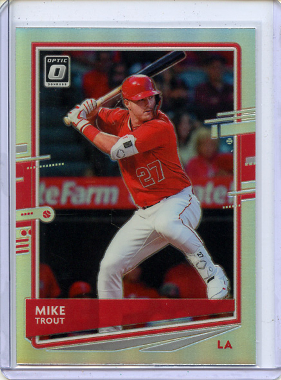 Mike Trout 2020 Donruss Optic #142 Holo (1)