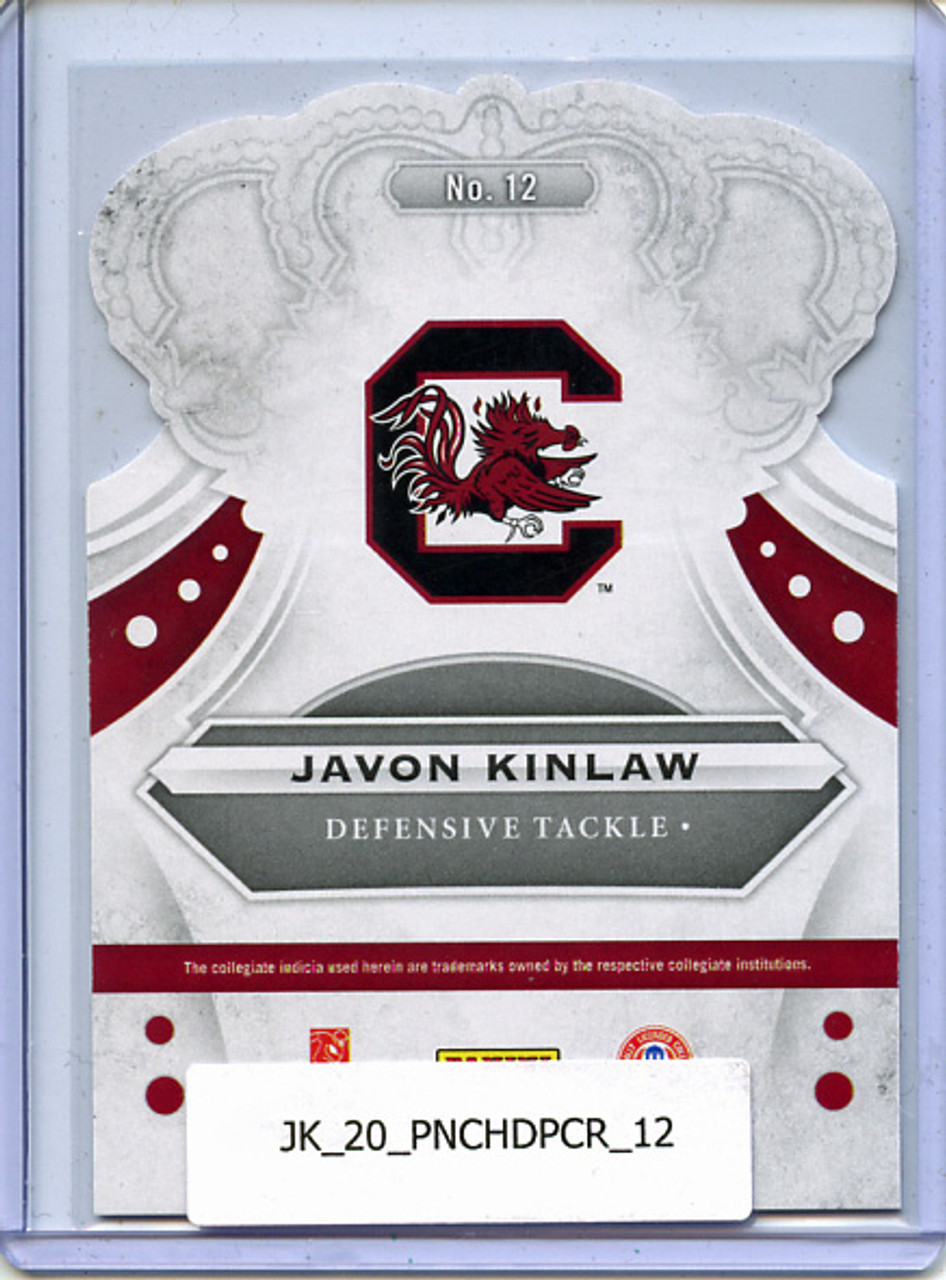 Javon Kinlaw 2020 Chronicles Draft Picks, Crown Royale #12