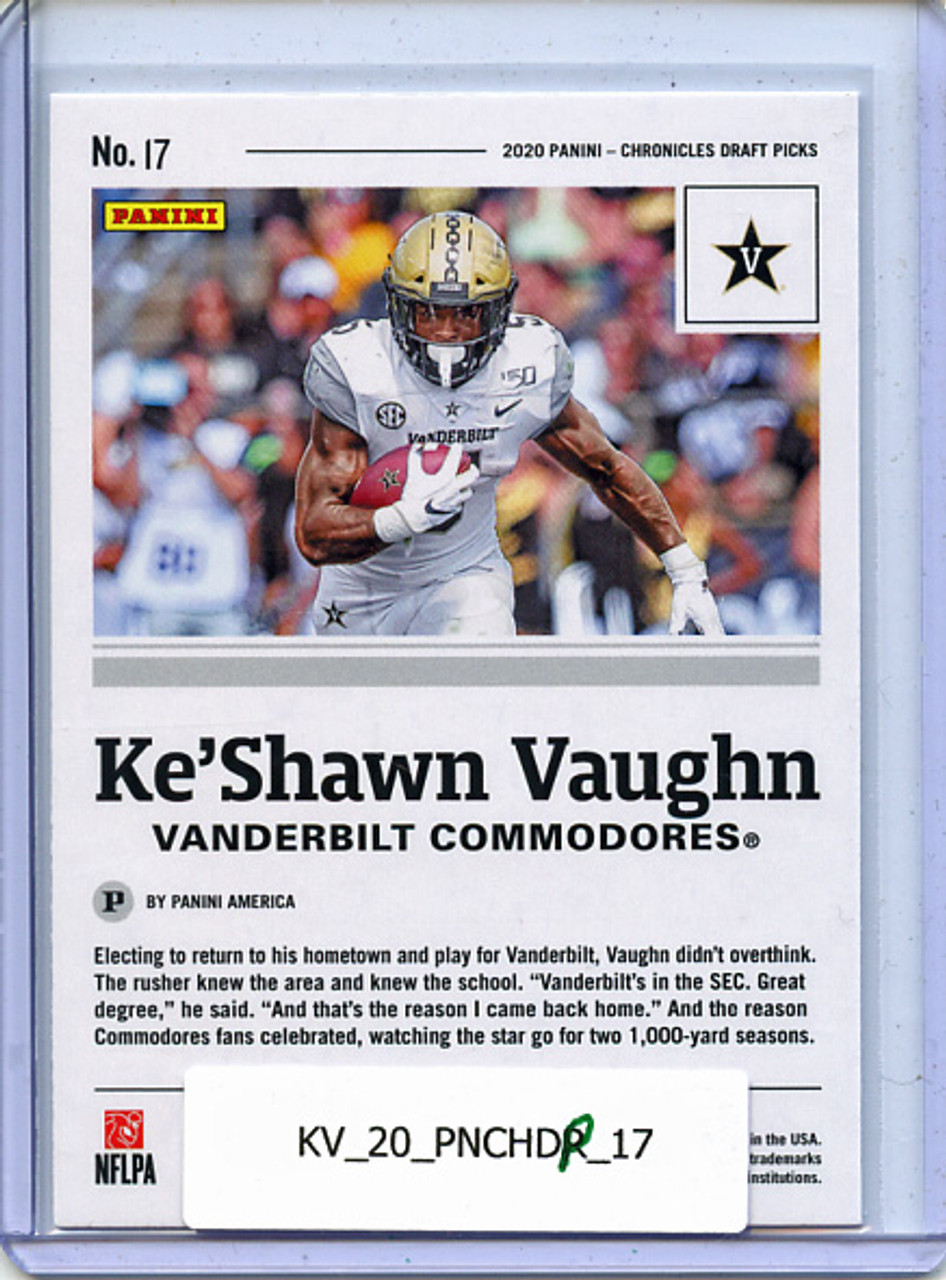Ke'Shawn Vaughn 2020 Chronicles Draft Picks #17