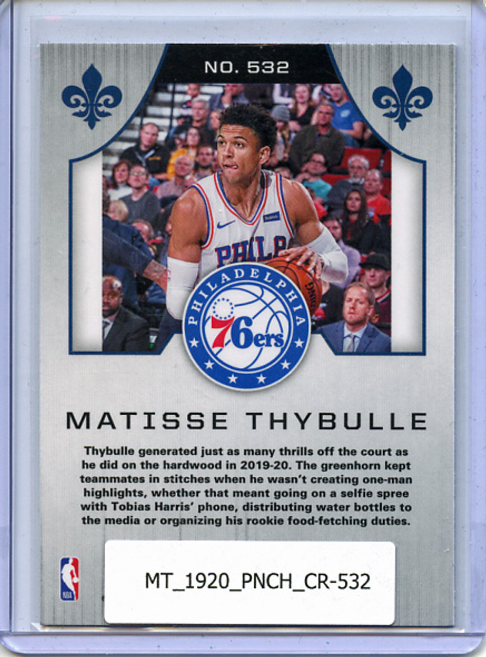 Matisse Thybulle 2019-20 Chronicles, Crusade #532