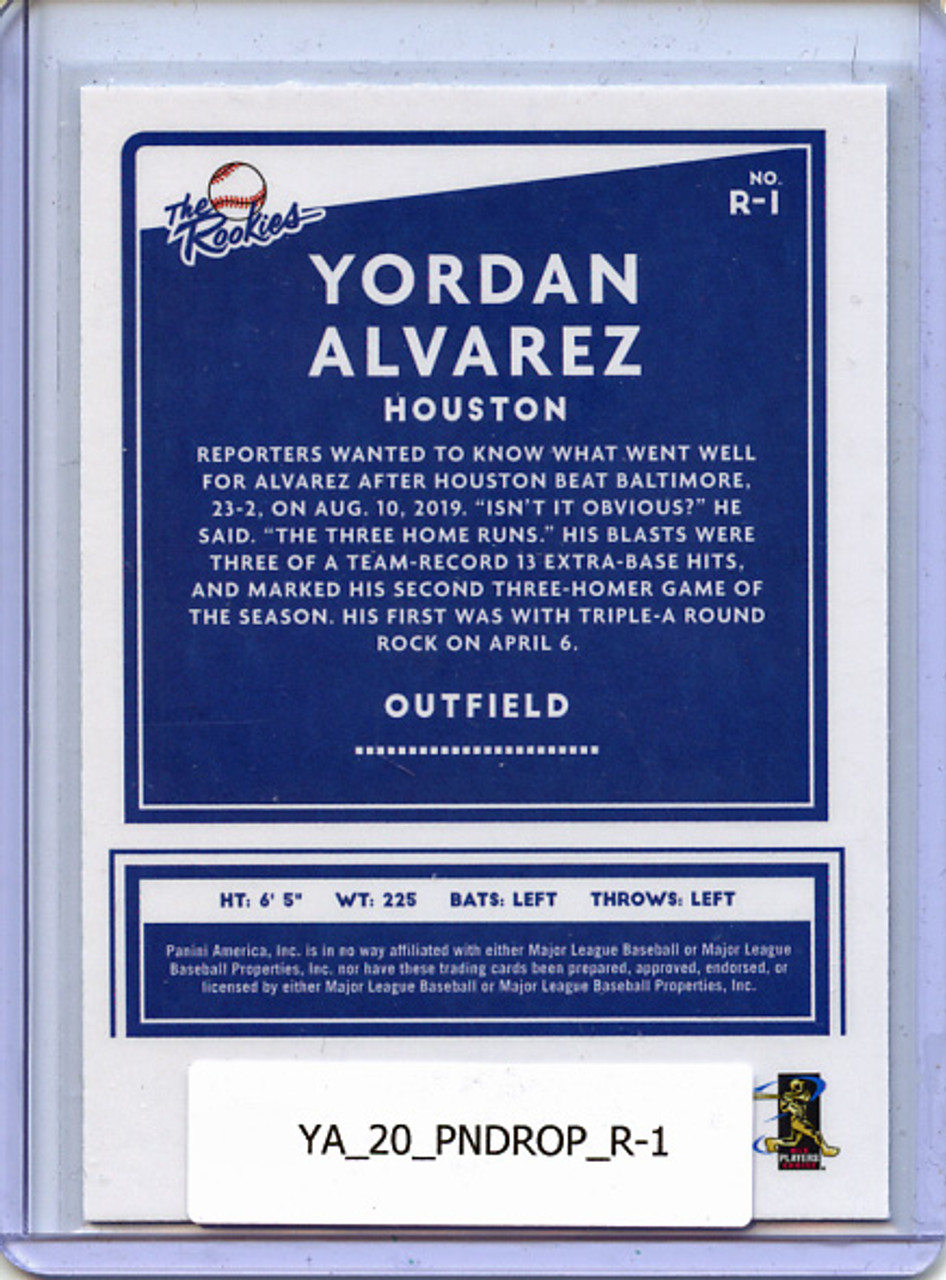 Yordan Alvarez 2020 Donruss Optic, The Rookies #R-1