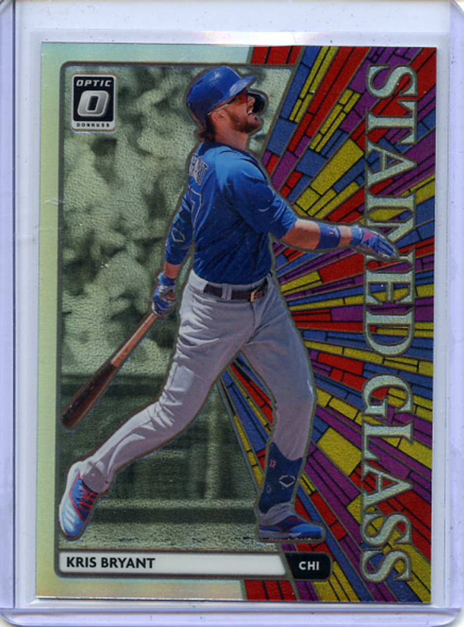 Kris Bryant 2020 Donruss Optic, Stained Glass #SG-15 Holo