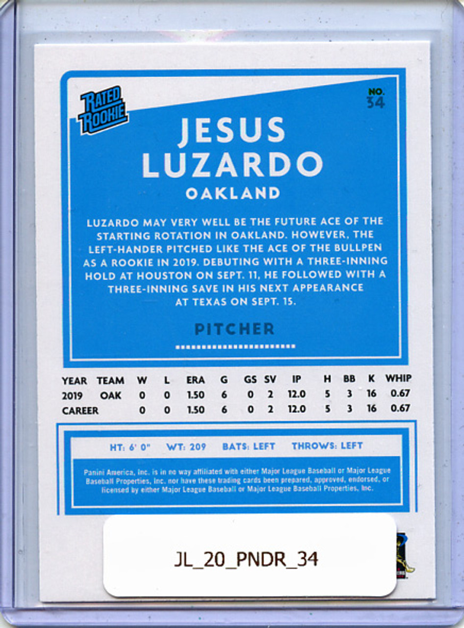 Jesus Luzardo 2020 Donruss #34