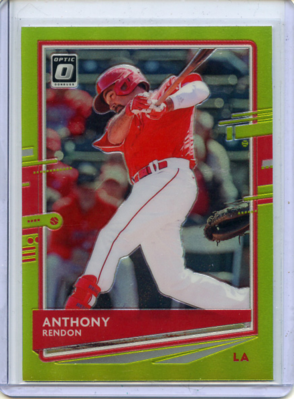 Anthony Rendon 2020 Donruss Optic #155 Lime Green