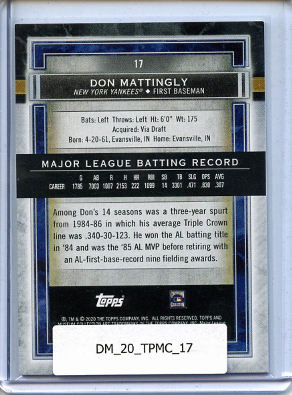 Don Mattingly 2020 Museum Collection #17