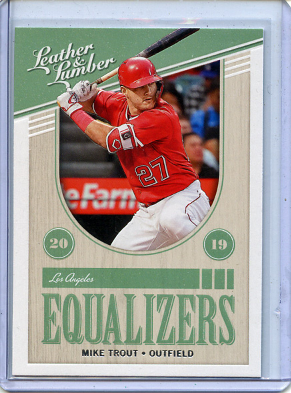 Mike Trout 2019 Leather & Lumber, Equalizers #EQ-4