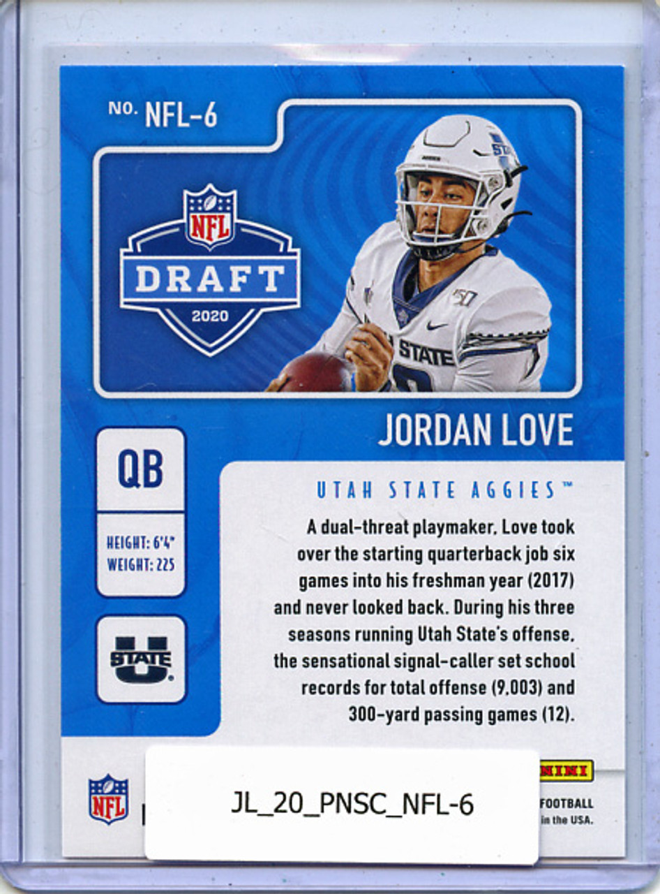 Jordan Love 2020 Score, NFL Draft #NFL-6