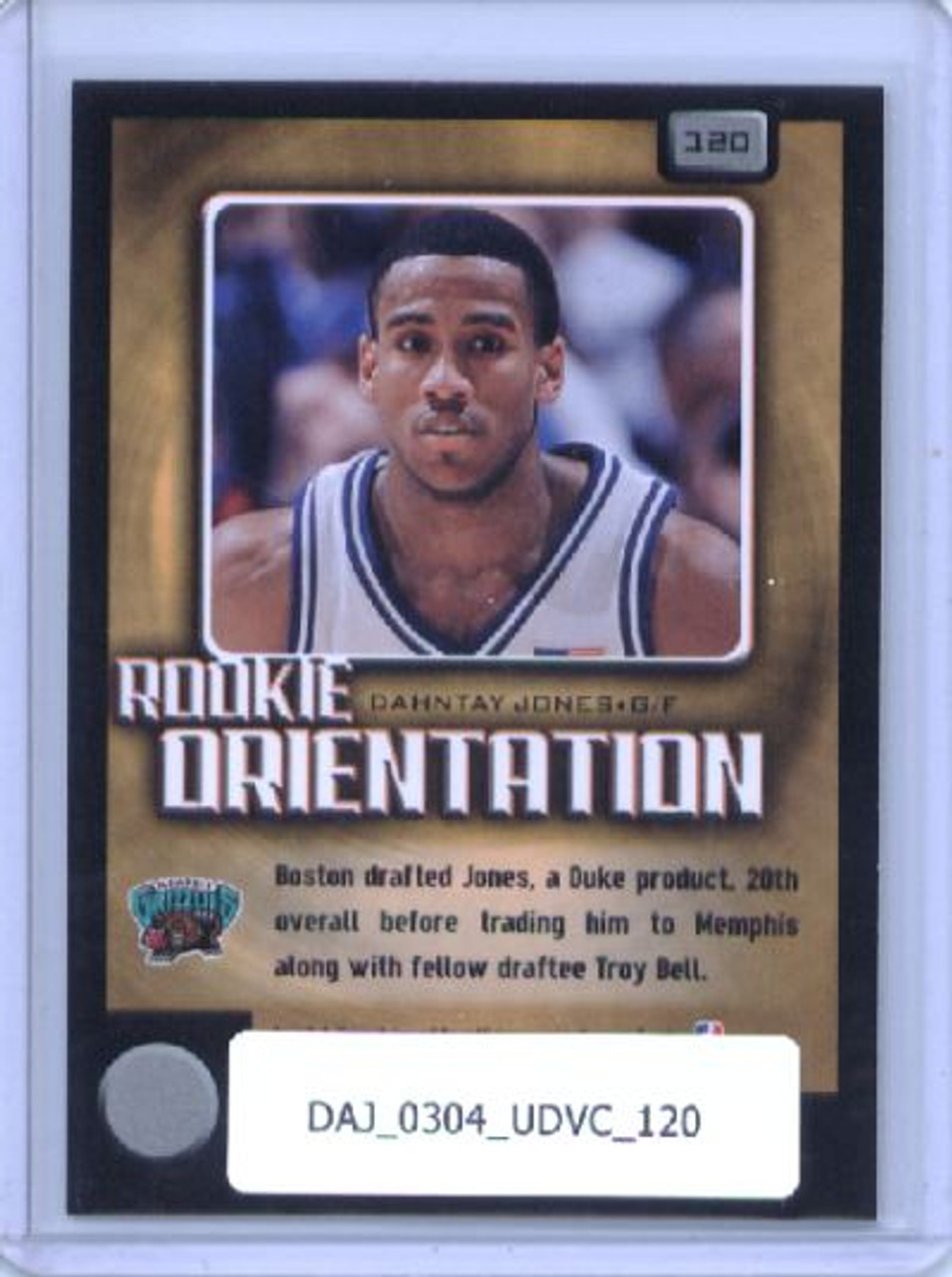 Dahntay Jones 2003-04 Victory #120 Rookie Orientation