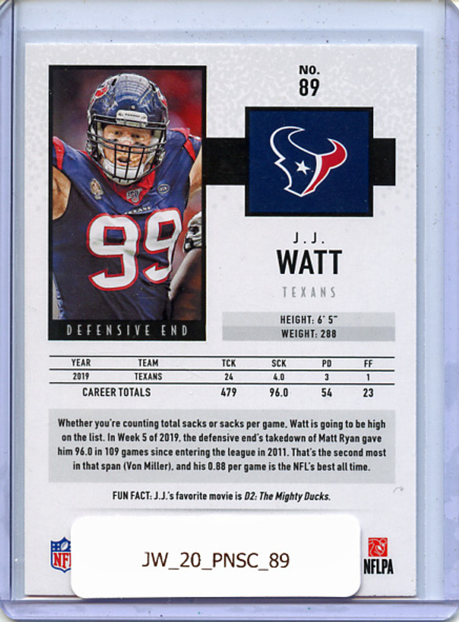 J.J. Watt 2020 Score #89