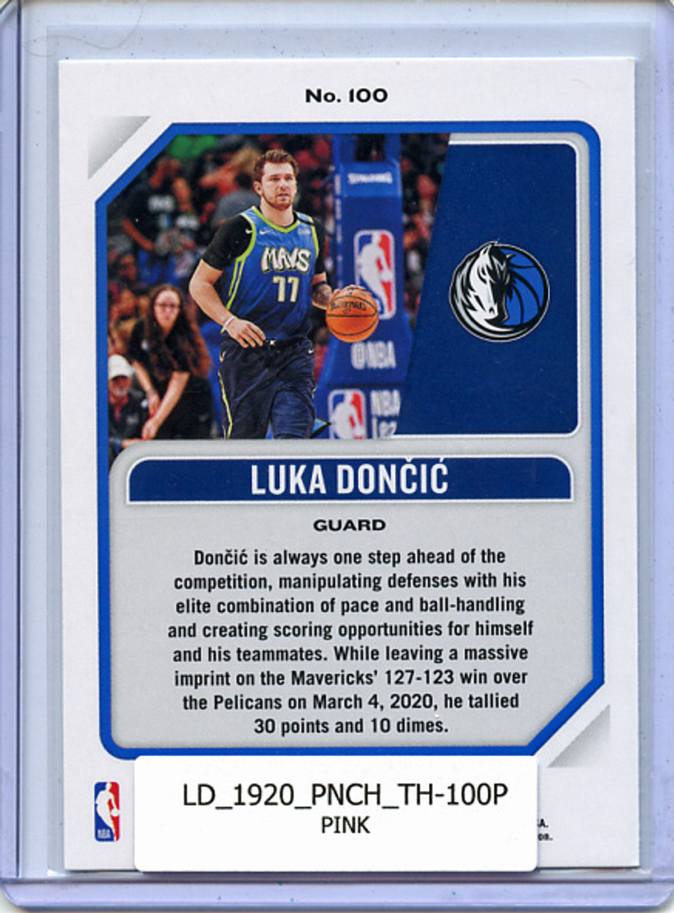 Luka Doncic 2019-20 Chronicles, Threads #100 Pink