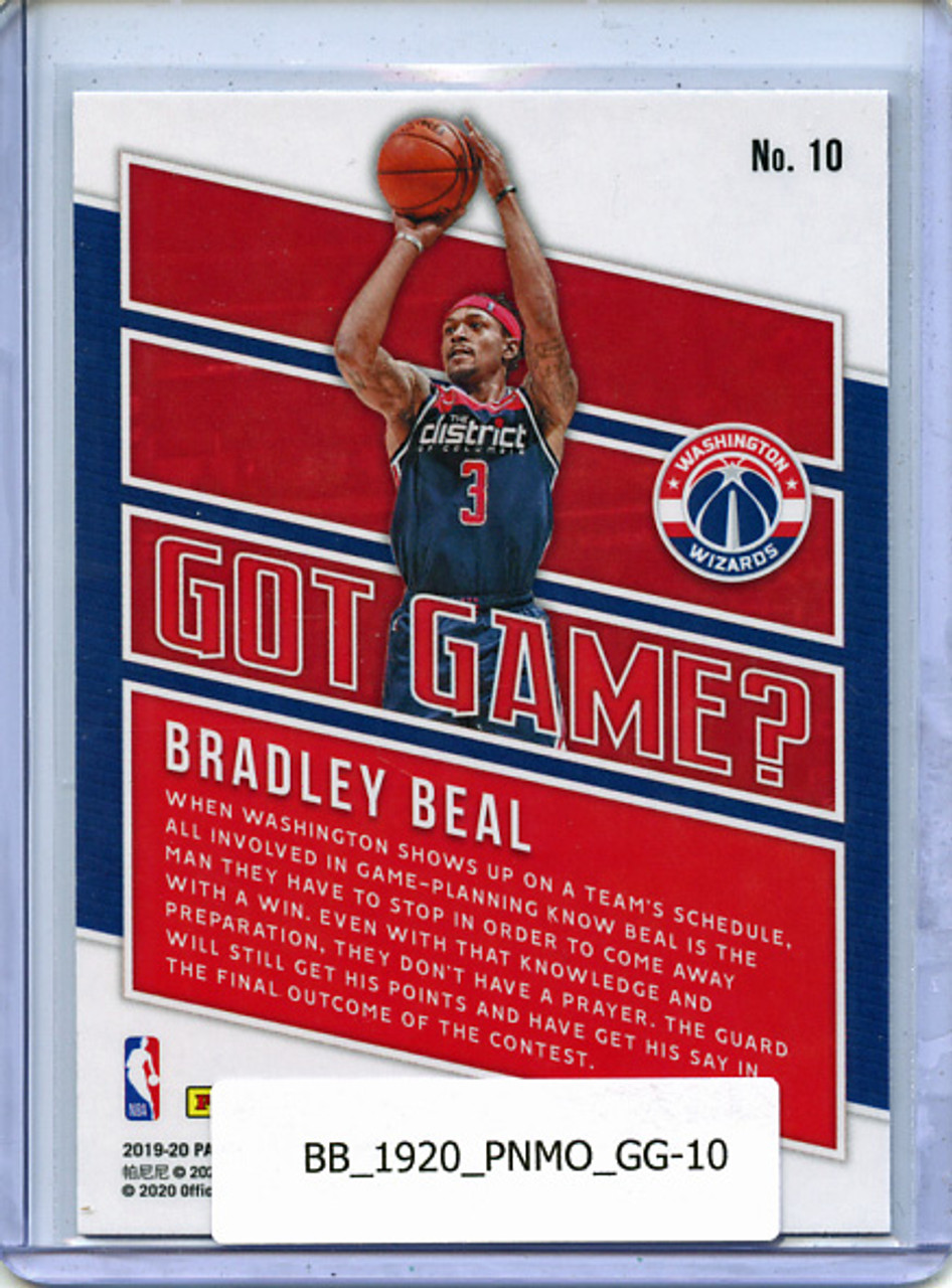 Bradley Beal 2019-20 Mosaic, Got Game? #10