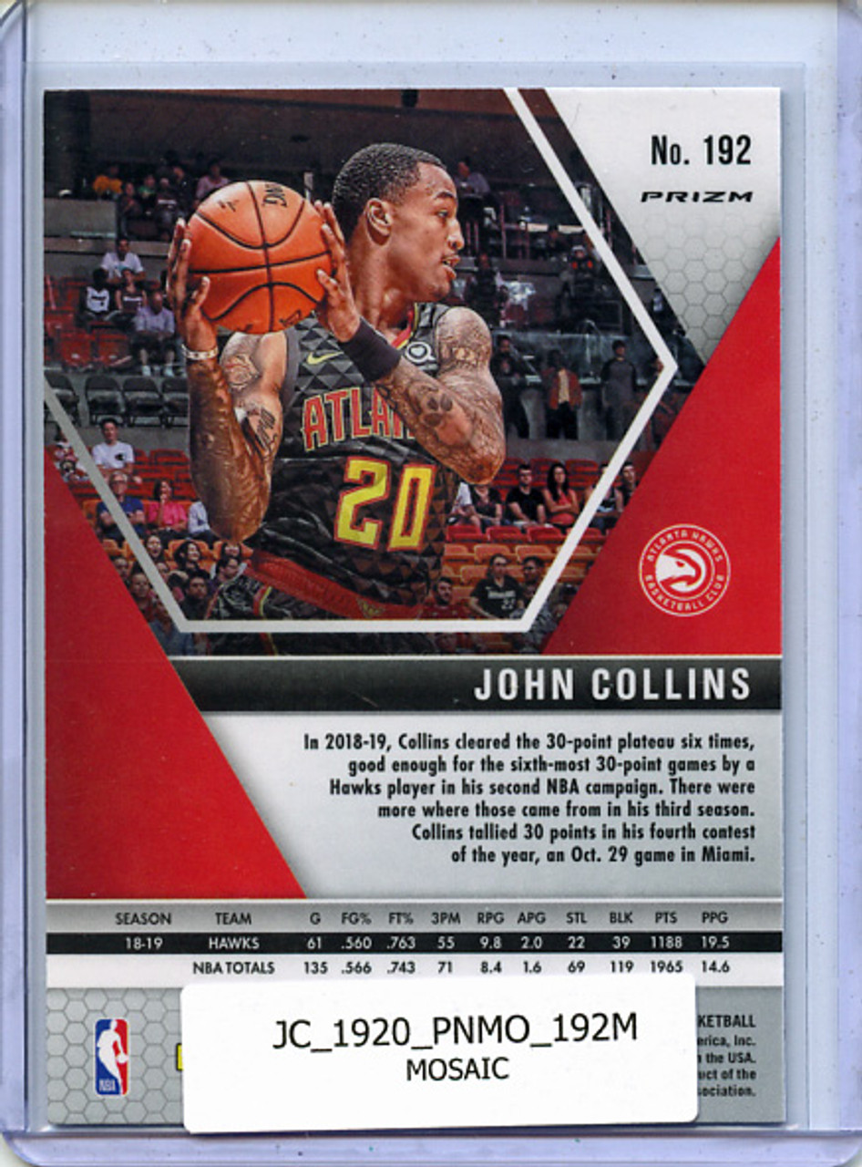 John Collins 2019-20 Mosaic #192 Mosaic