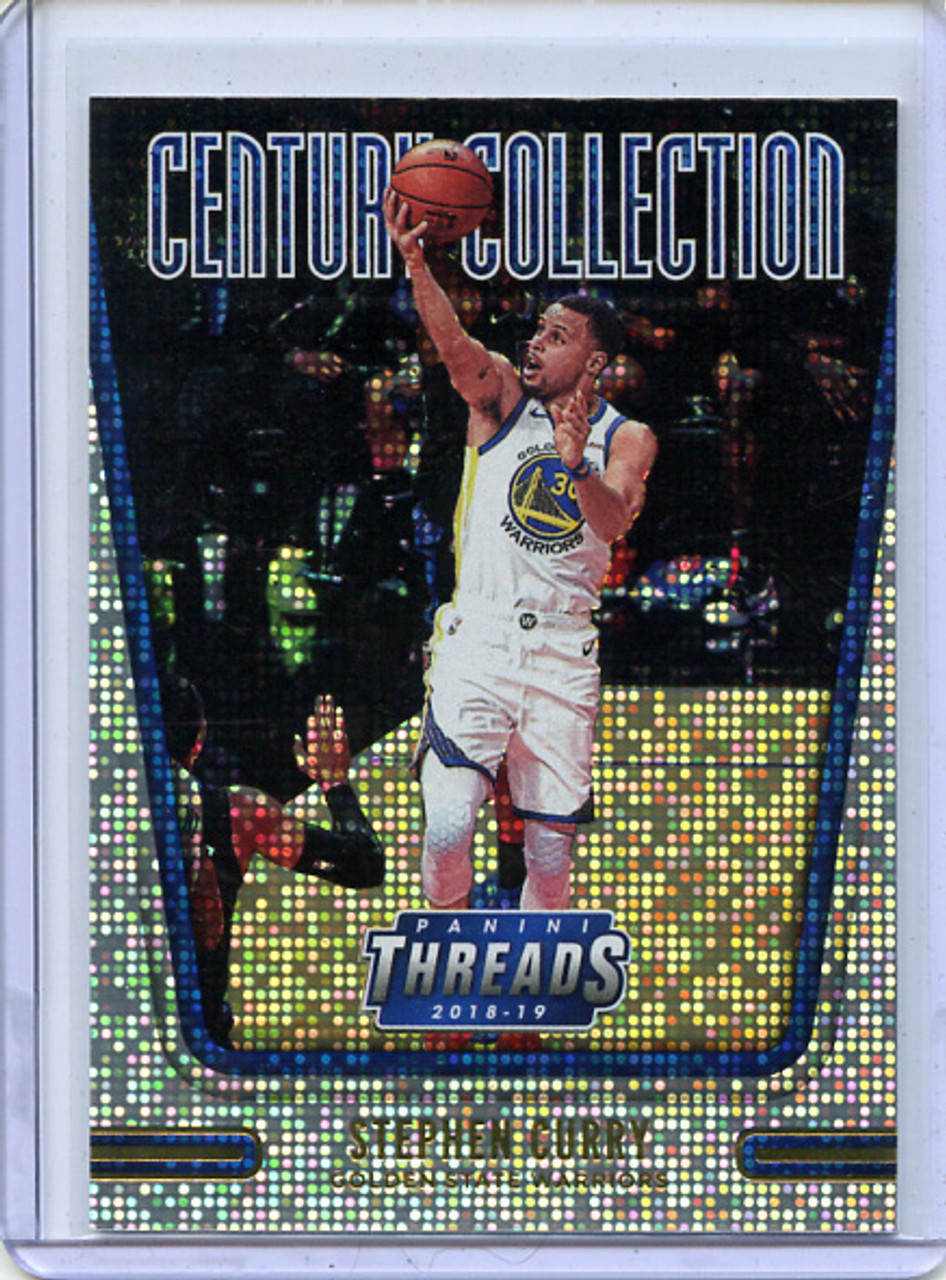 Stephen Curry 2018-19 Threads, Century Collection #19 Dazzle
