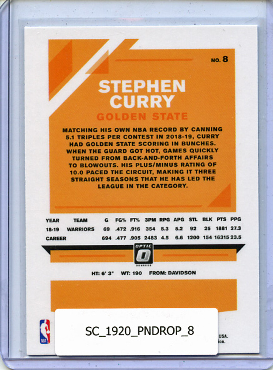 Stephen Curry 2019-20 Donruss Optic #8