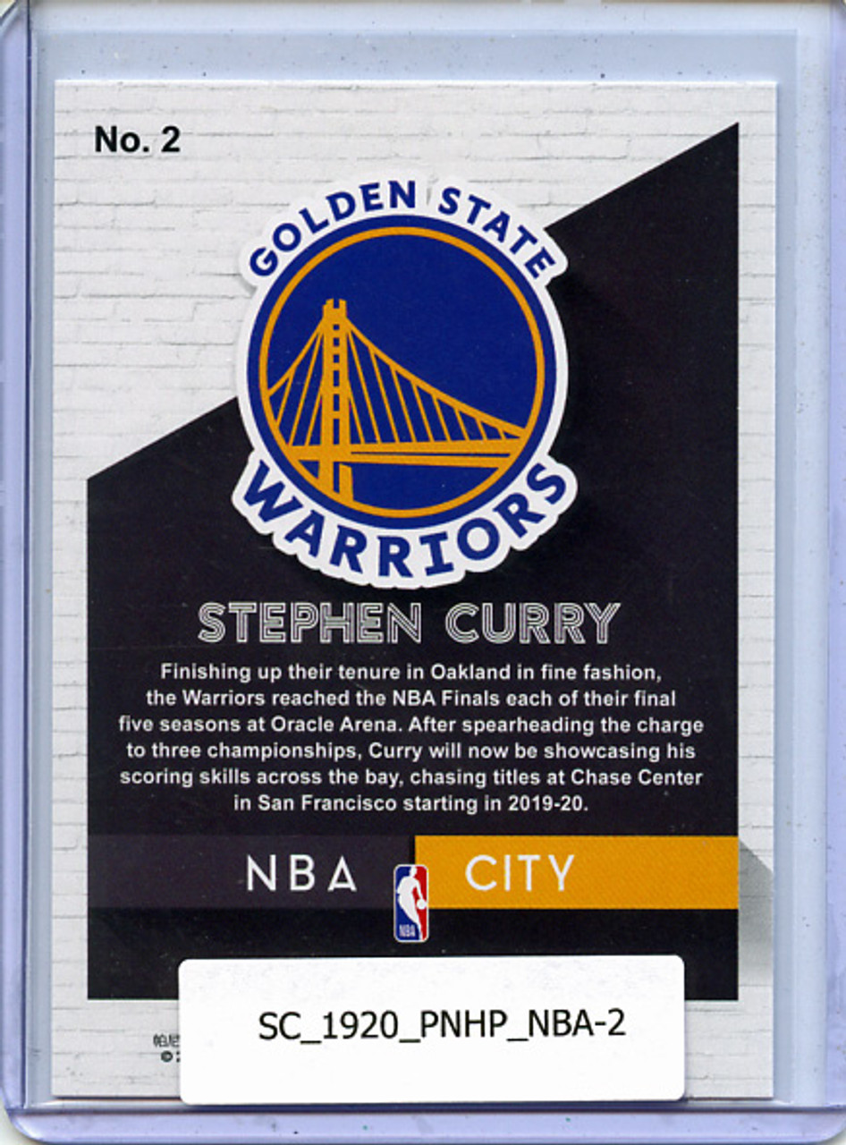 Stephen Curry 2019-20 Hoops, NBA City #2