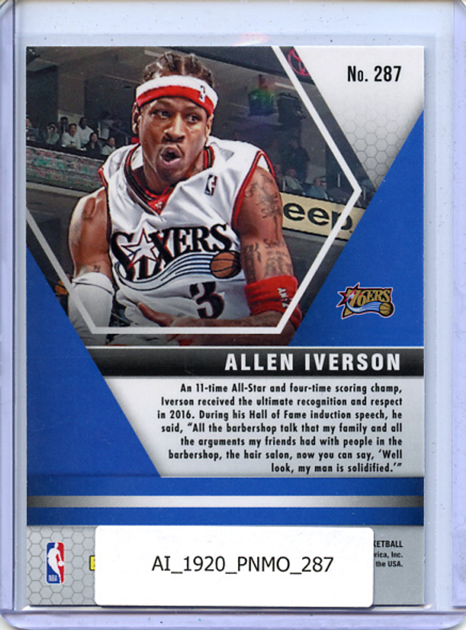 Allen Iverson 2019-20 Mosaic #287 Hall of Fame