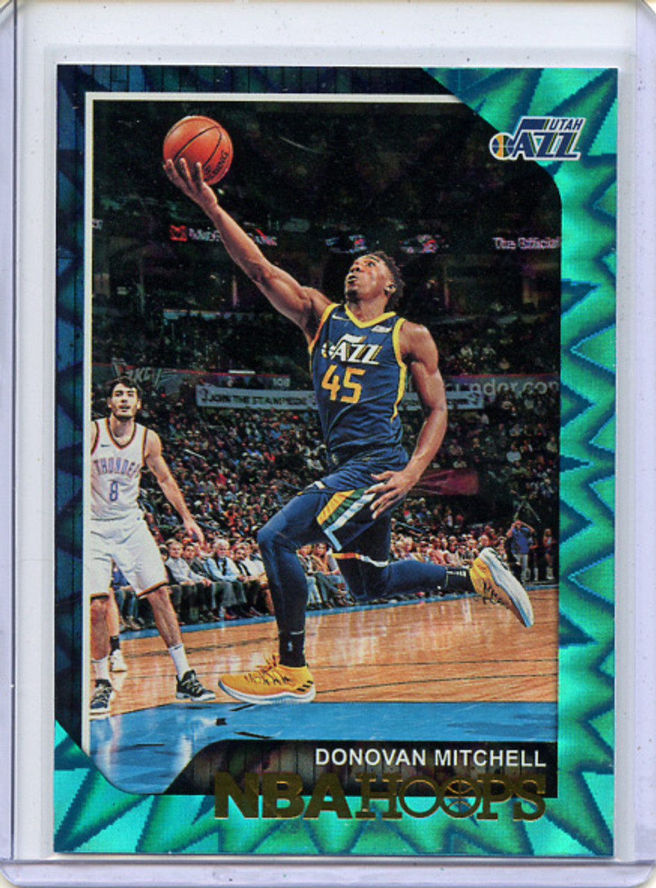 Donovan Mitchell 2018-19 Hoops #90 Teal Explosion