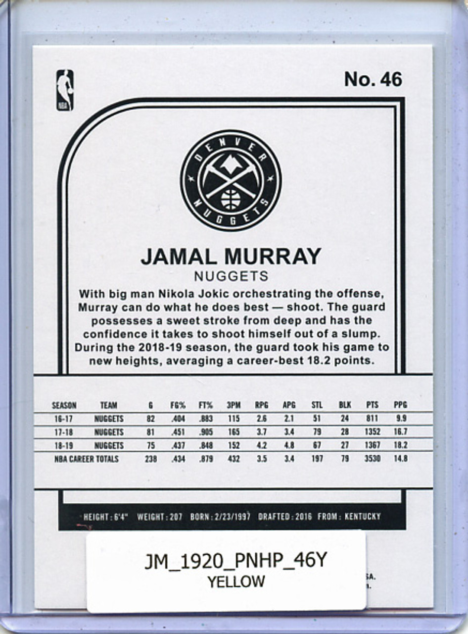 Jamal Murray 2019-20 Hoops #46 Yellow