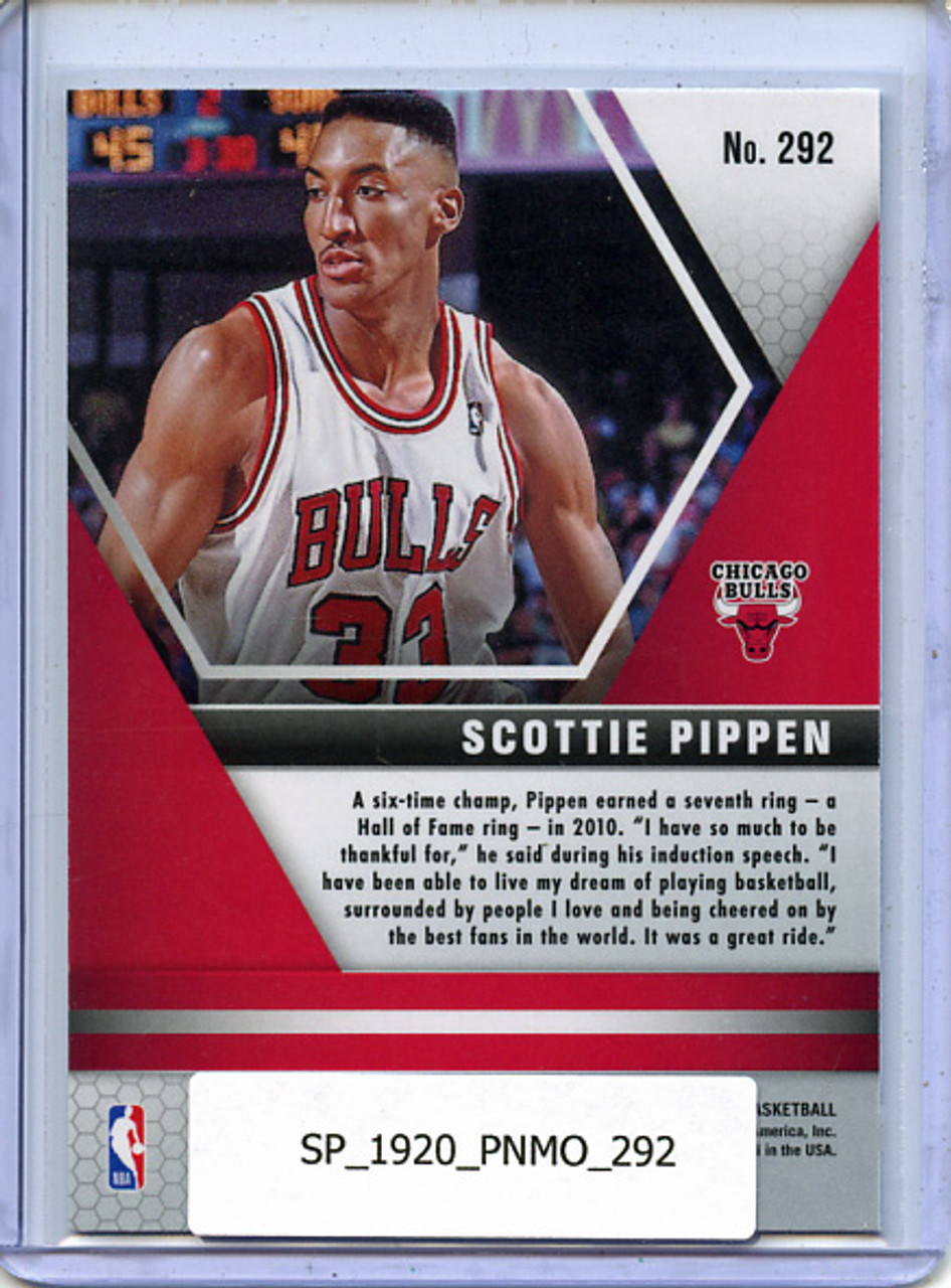 Scottie Pippen 2019-20 Mosaic #292 Hall of Fame