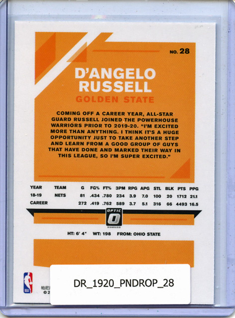 D'Angelo Russell 2019-20 Donruss Optic #28