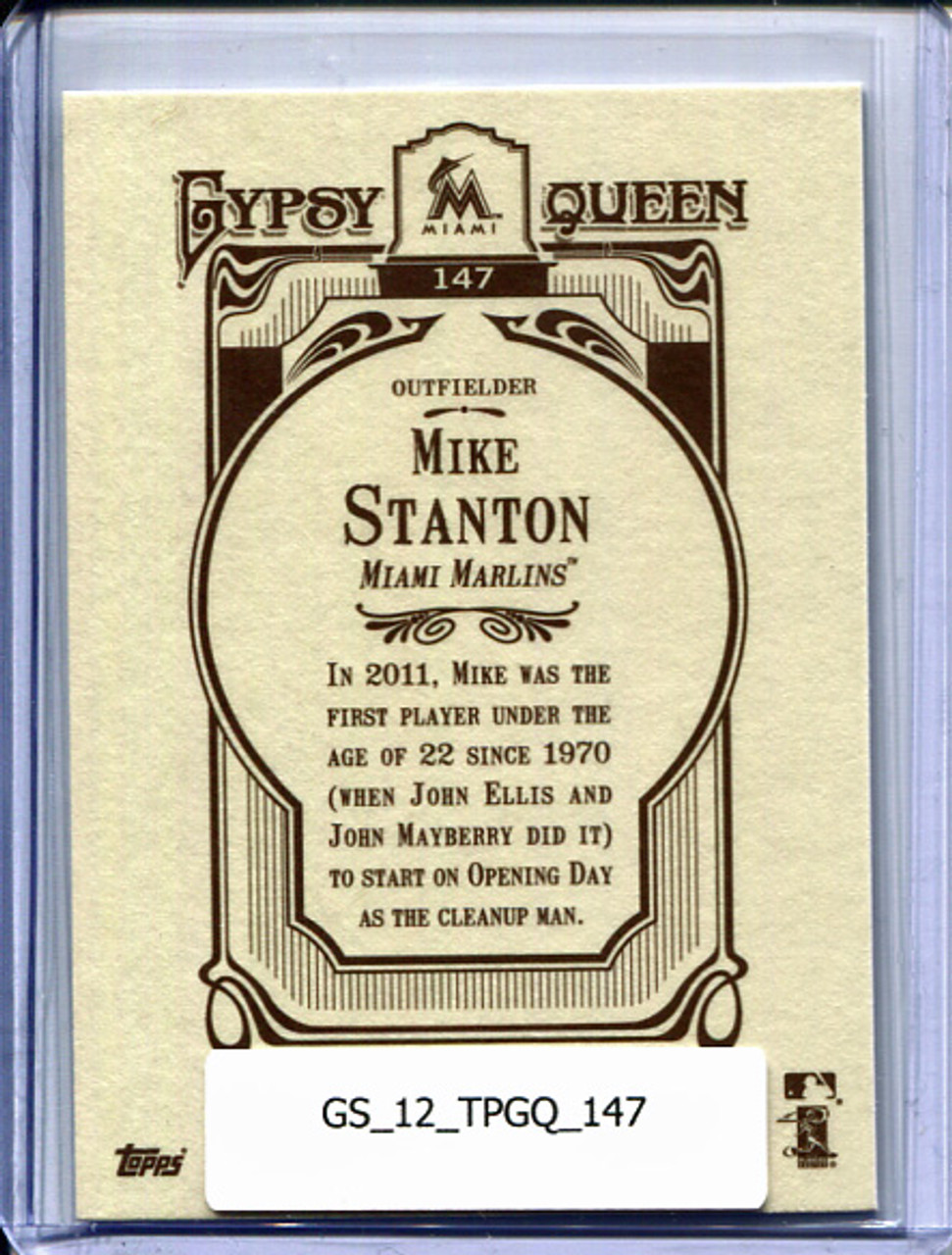 Mike (Giancarlo) Stanton 2012 Gypsy Queen #147