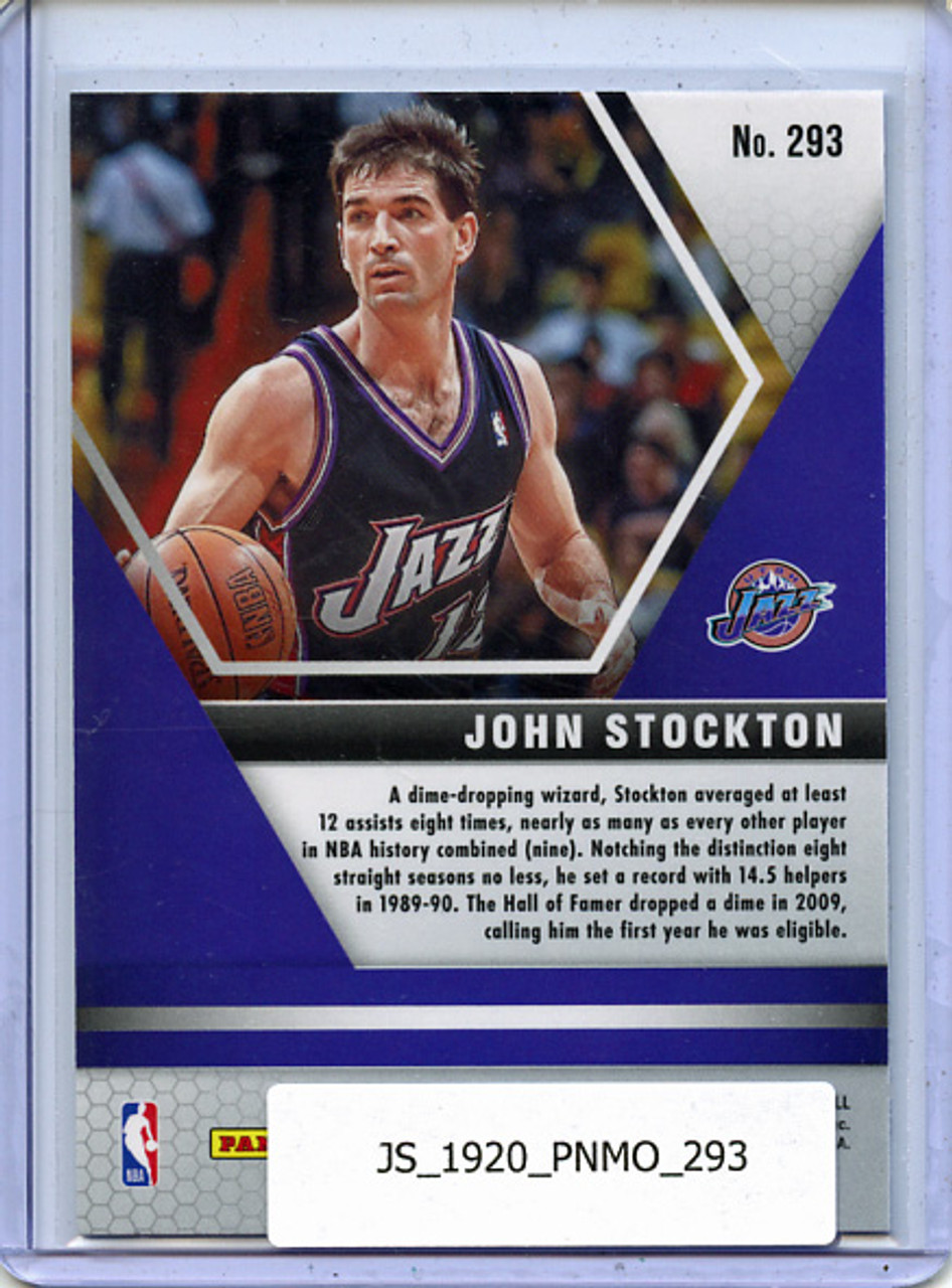 John Stockton 2019-20 Mosaic #293 Hall of Fame