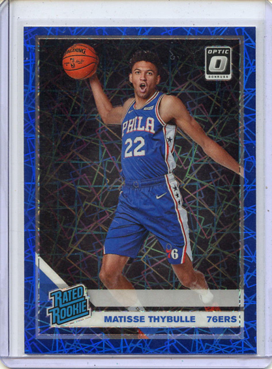 Matisse Thybulle 2019-20 Donruss Optic #192 Blue Velocity (1)