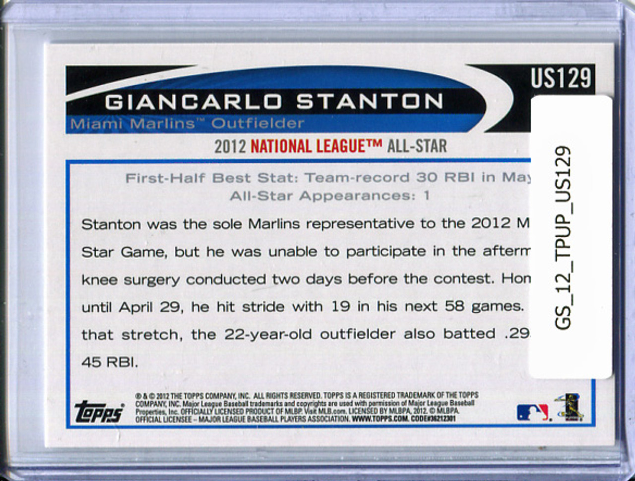 Giancarlo Stanton 2012 Topps Update #US129 All-Star
