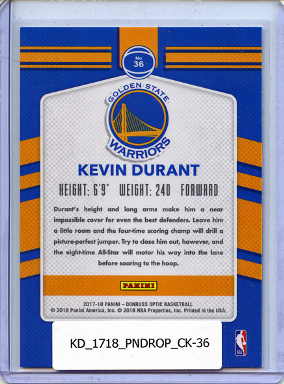 Kevin Durant 2017-18 Donruss Optic, Court Kings #36