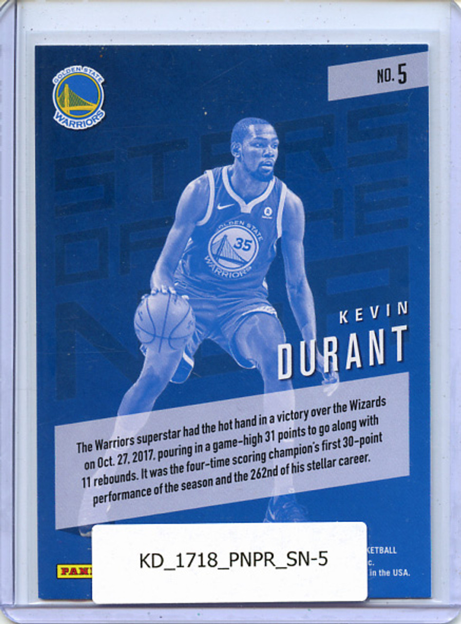 Kevin Durant 2017-18 Prestige, Stars of the NBA #5