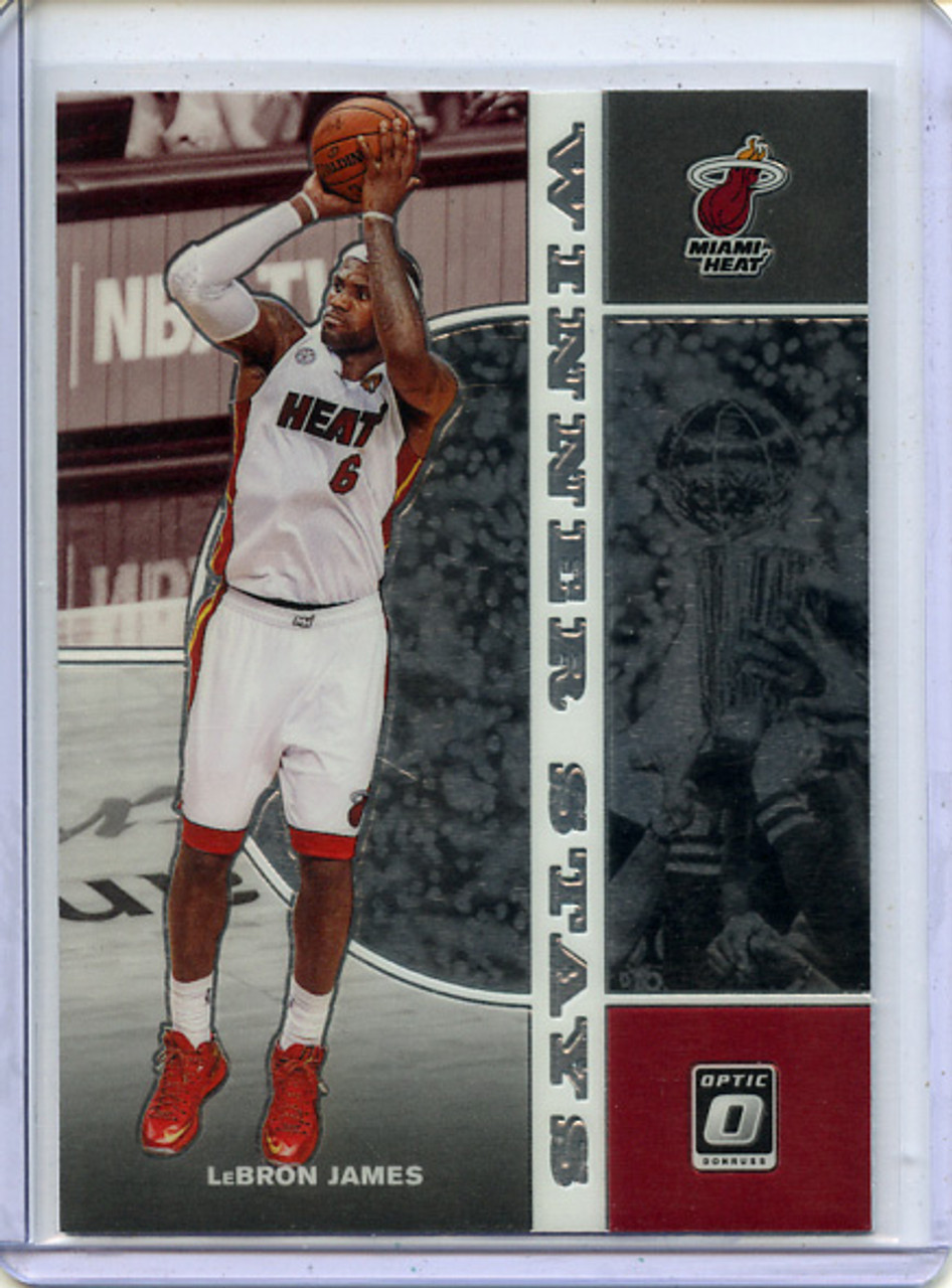 LeBron James 2019-20 Donruss Optic, Winner Stays #20