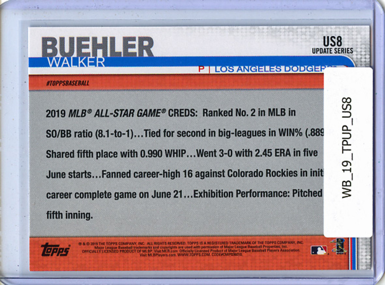 Walker Buehler 2019 Topps Update #US8 All-Star