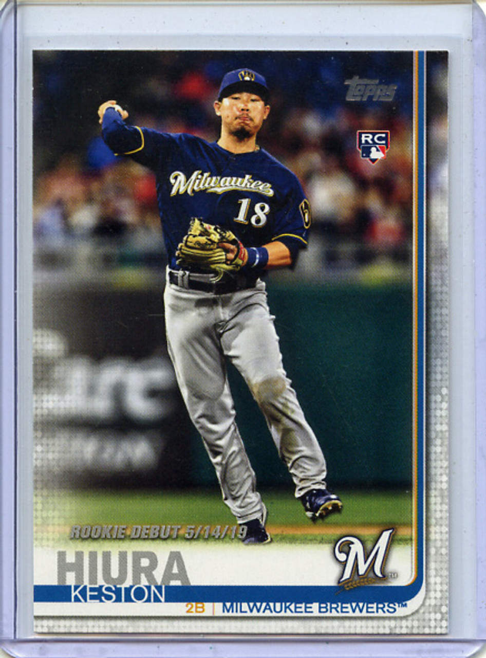 Keston Hiura 2019 Topps Update #US52 Rookie Debut