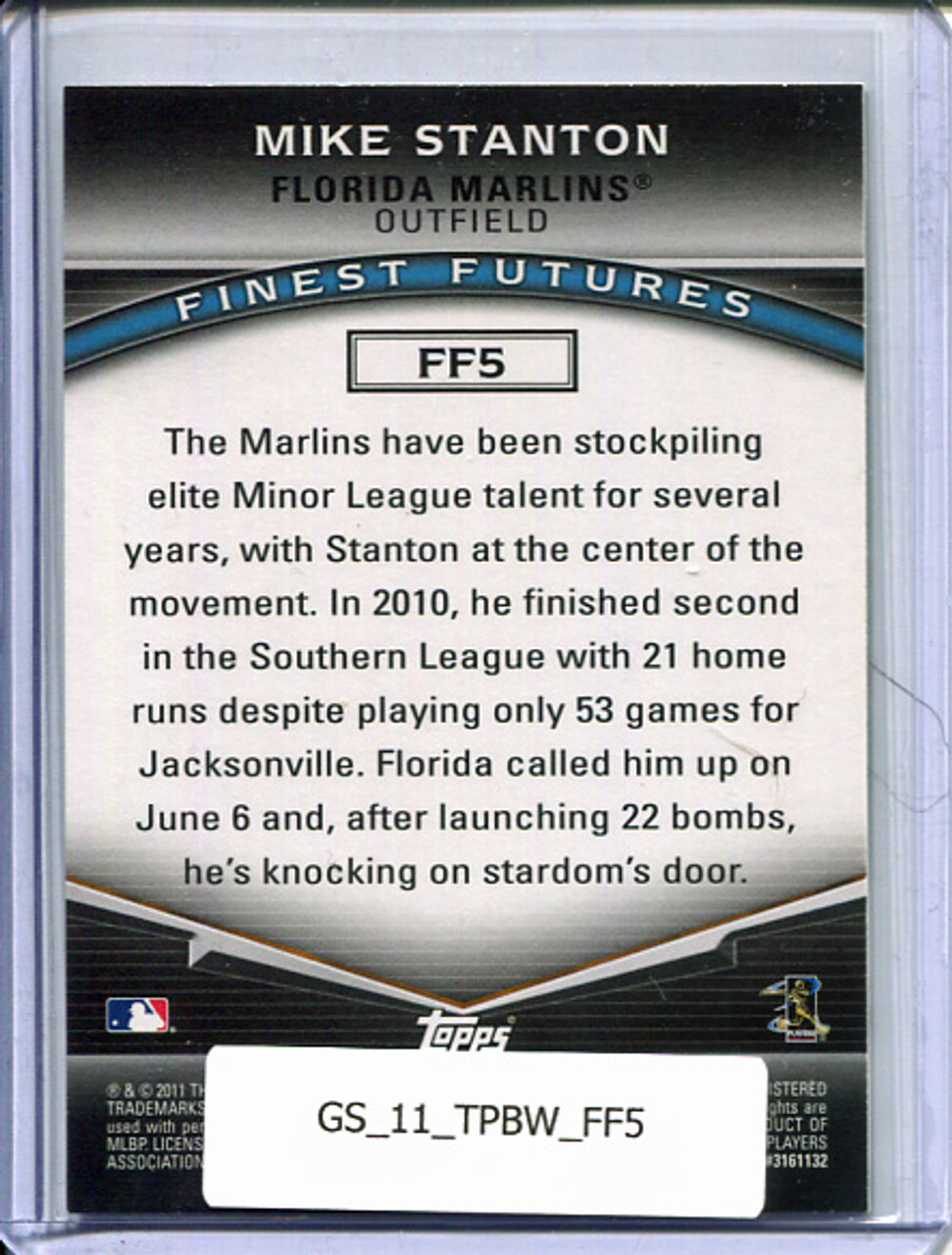 Mike (Giancarlo) Stanton 2011 Bowman, Finest Futures #FF5