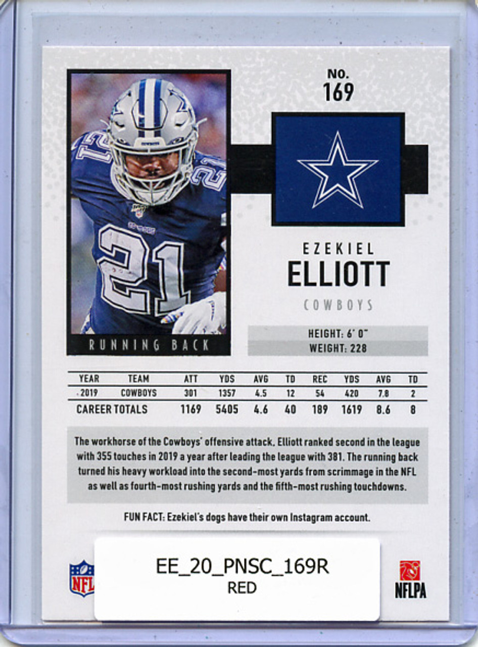 Ezekiel Elliott 2020 Score #169 Red