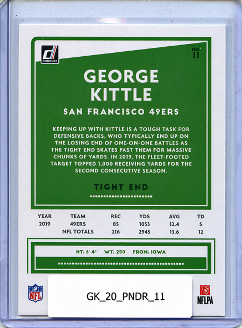 George Kittle 2020 Donruss #11