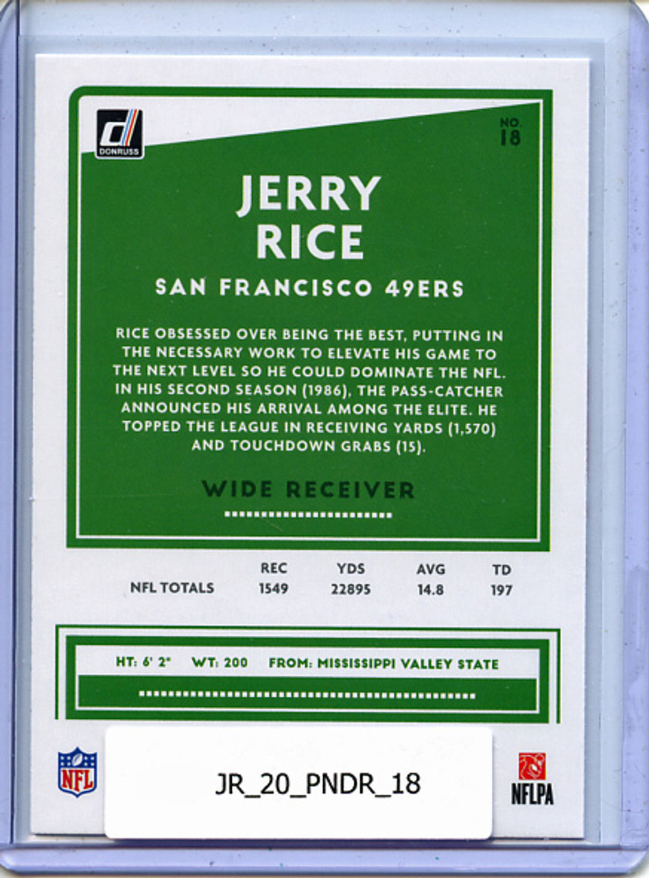 Jerry Rice 2020 Donruss #18