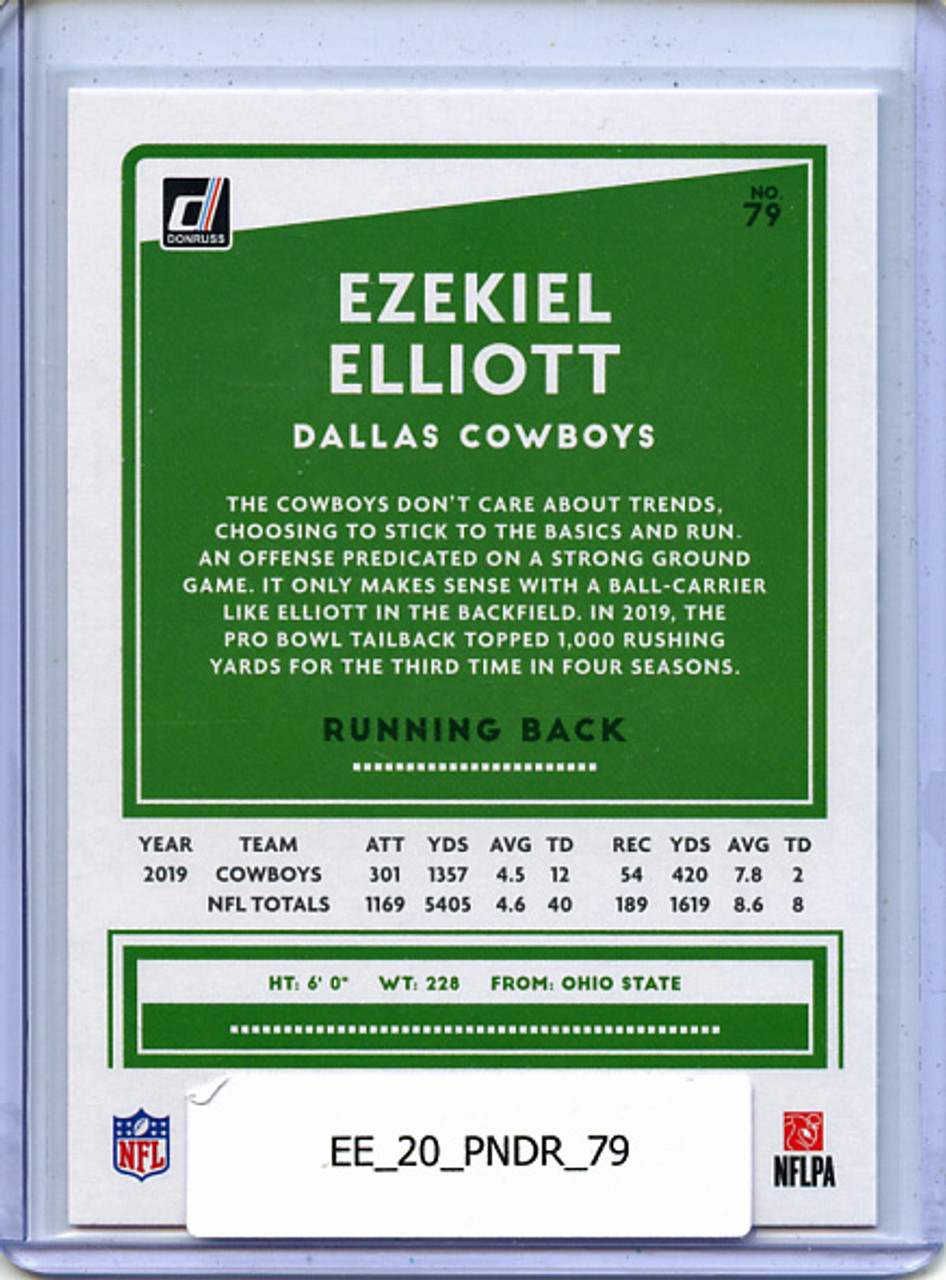 Ezekiel Elliott 2020 Donruss #79