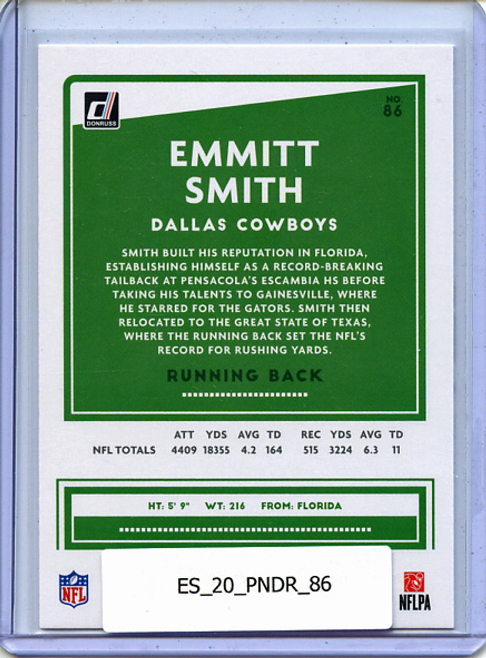 Emmitt Smith 2020 Donruss #86