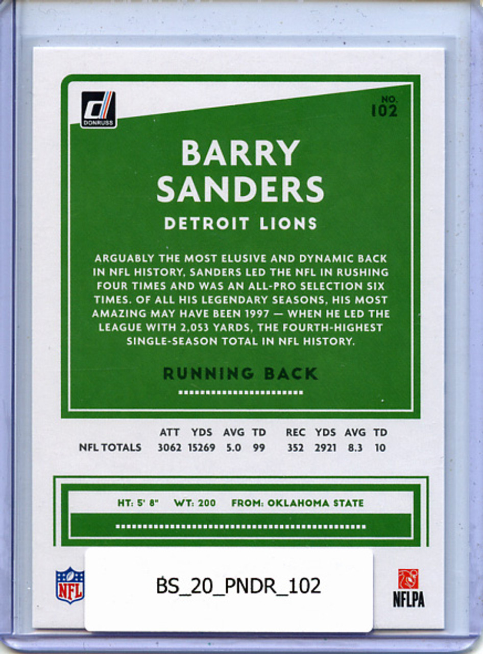 Barry Sanders 2020 Donruss #102