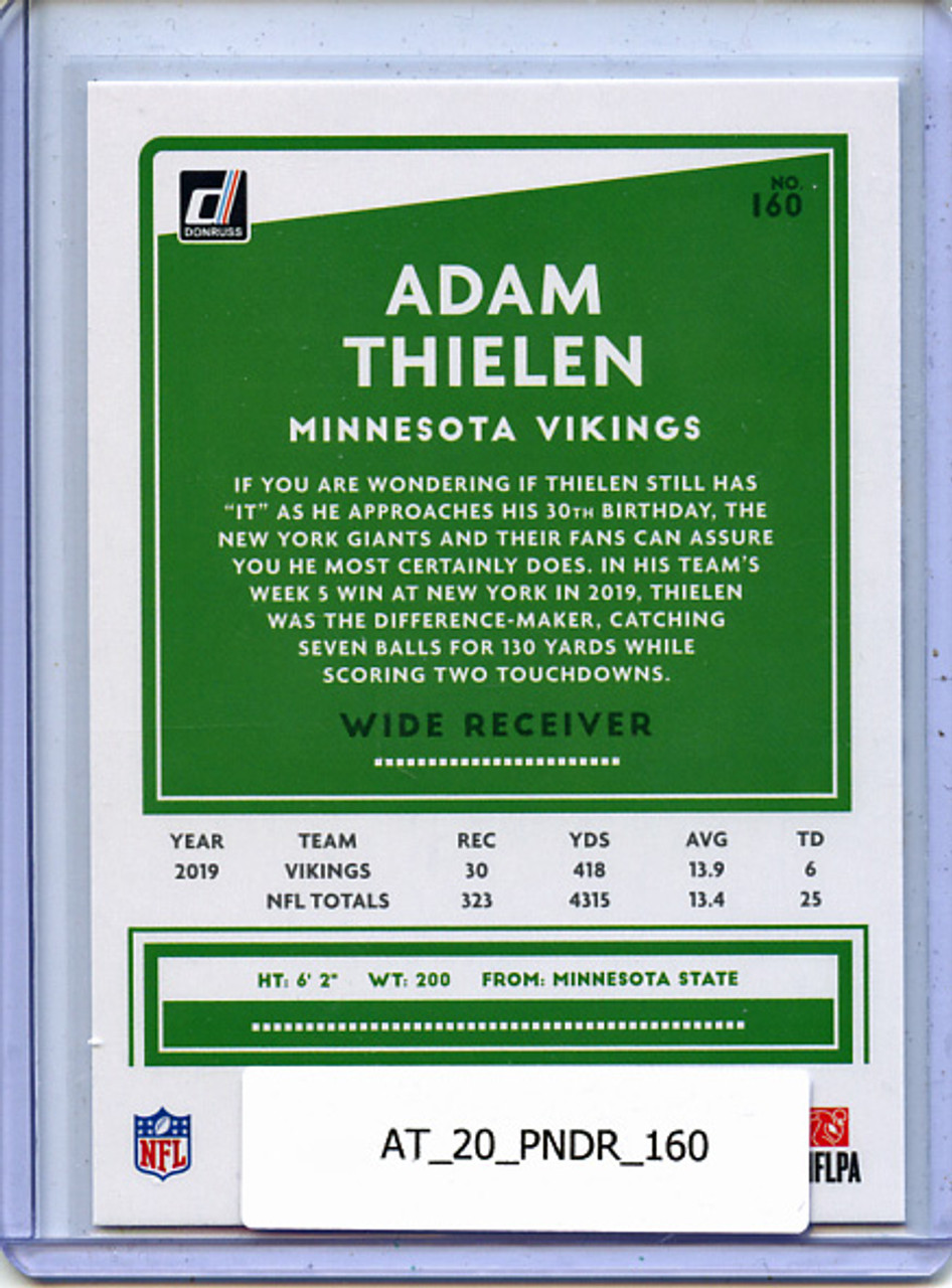 Adam Thielen 2020 Donruss #160