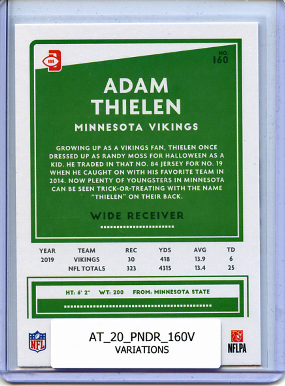 Adam Thielen 2020 Donruss #160 Variations