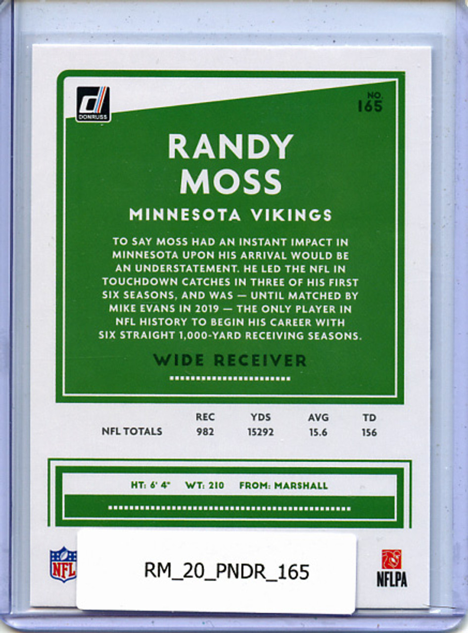 Randy Moss 2020 Donruss #165