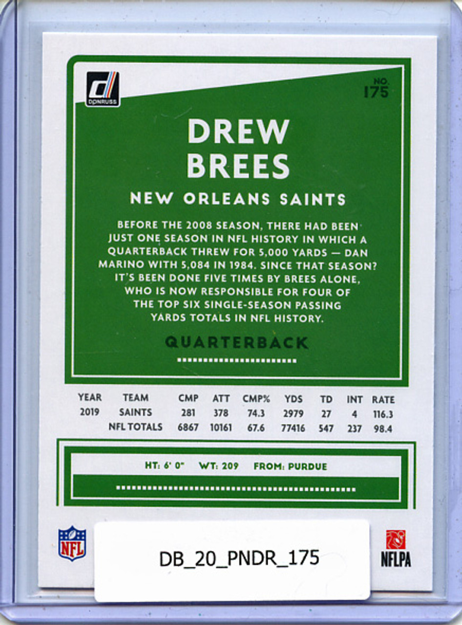 Drew Brees 2020 Donruss #175