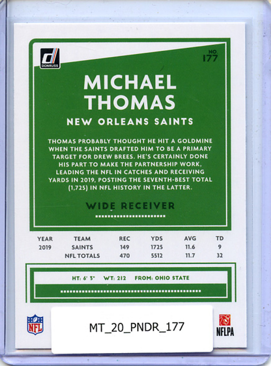 Michael Thomas 2020 Donruss #177